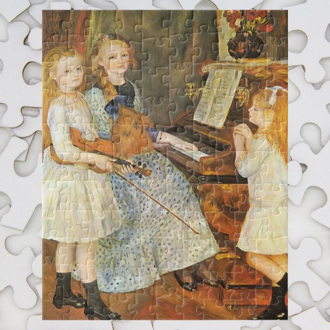Daughters of Catulle Mendes by Pierre Renoir Jigsaw Puzzle (Creator Uploaded)