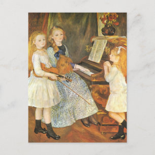 Daughters of Catulle Mendes by Pierre Renoir Postcard