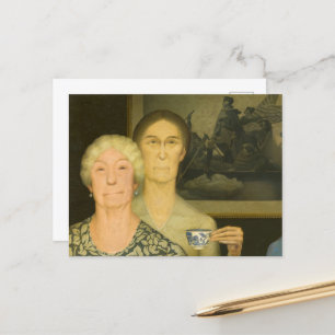 Daughters of Revolution by Grant Wood Postcard