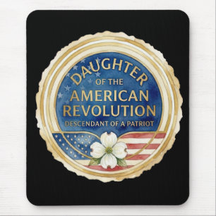 Daughters of the American Revolution patriot USA Mouse Pad