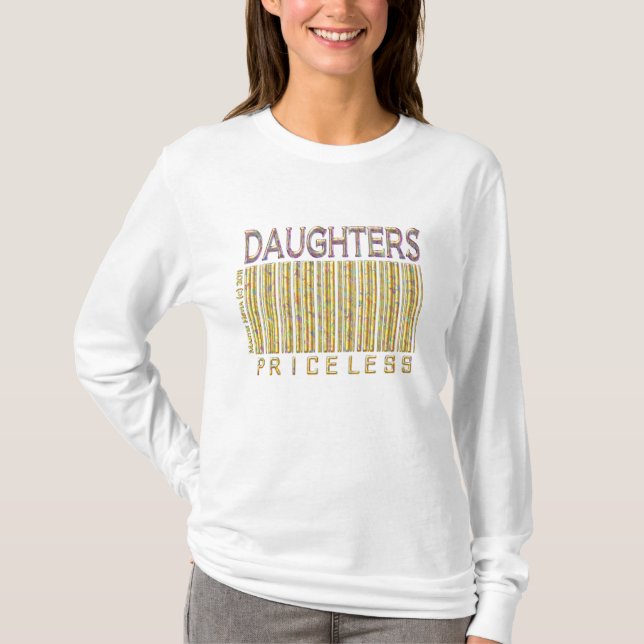 'Daughters Priceless' Barcode Shirt (Front)