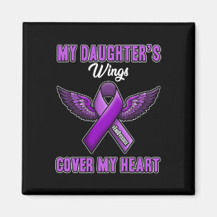 Daughter's Wings Cover My Heart End Overdose 1  Magnet