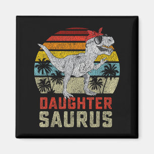 Daughtersaurus Trex Dinosaur Daughter Saurus Famil Magnet