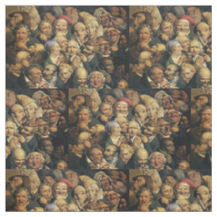 Daumier’s Expressions custom fabric