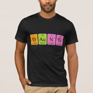 Daunte periodic table name shirt