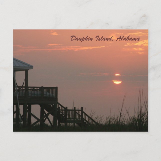 Dauphin Island, Alabama Postcard (Front)