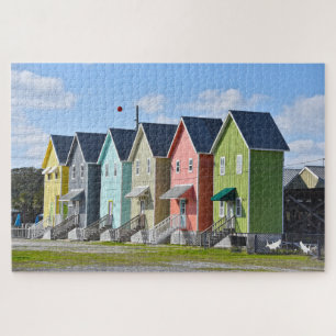 Dauphin Island Houses, Alabama Jigsaw Puzzle