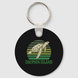 Dauphin Island Sea Turtle Key Ring