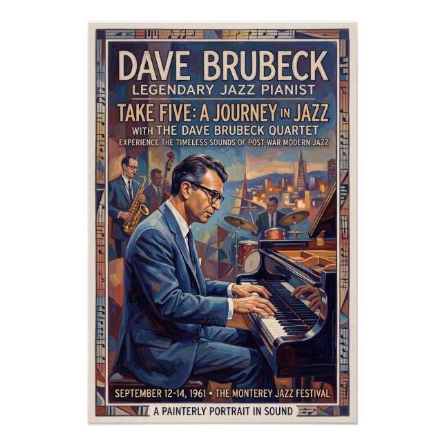 Dave Brubeck  Poster (Front)