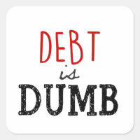Dave Ramsey Quote Debt is Dumb Money Motivational