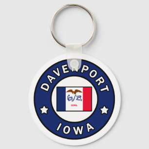 Davenport Iowa Key Ring