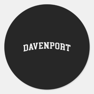 Davenrt  classic round sticker