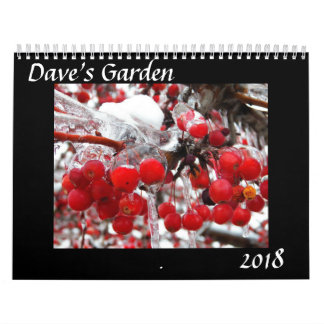 Dave's Garden 2018 Calendar