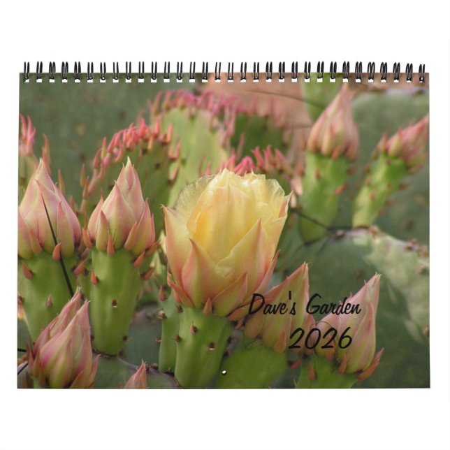 Dave's Garden 2026 Calendar (Cover)