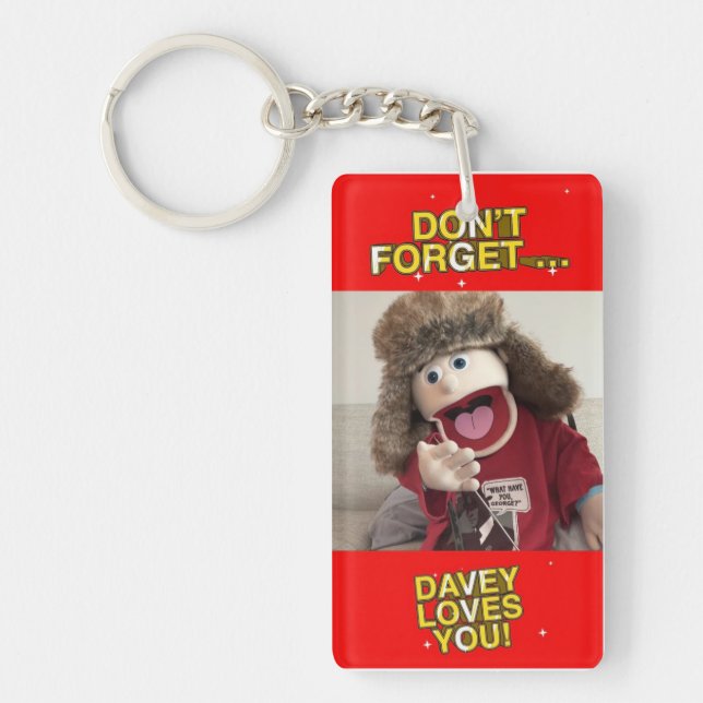 Davey's Murdoch Mysteries Key Ring (Front)