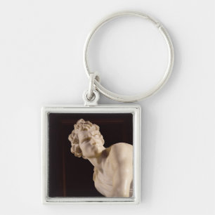 David, 1623-24 (marble) (detail) key ring