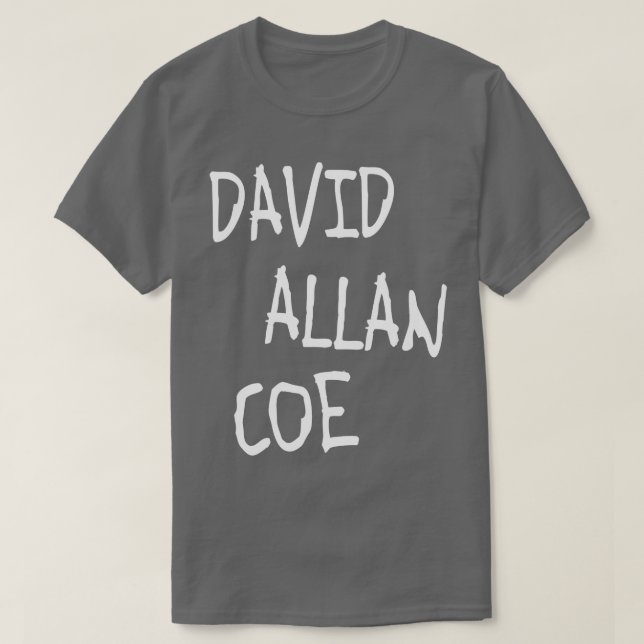 David Allan Coe Mysterious Rhinestone Cowboy Tribu T-Shirt (Design Front)