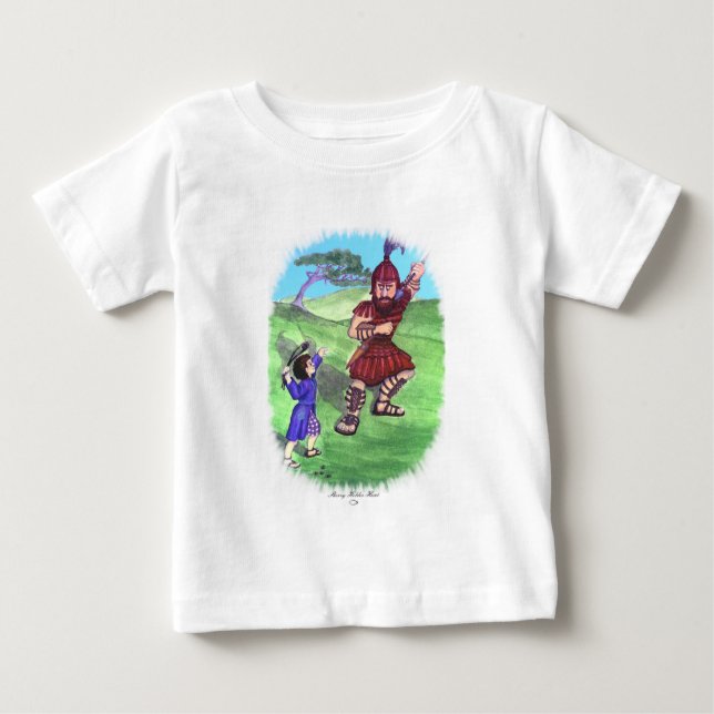 DAVID AND GOLIATH BABY T-Shirt (Front)
