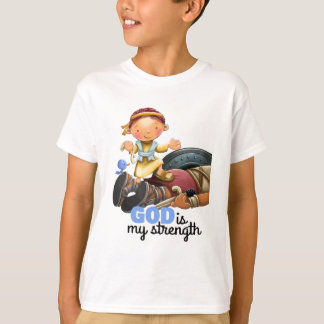 David and Goliath Bible verse T-shirt