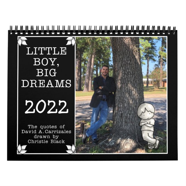 David and Little Boy 2022 Calendar (Cover)