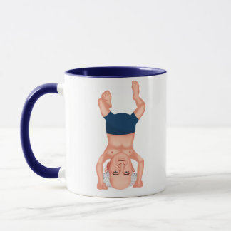 David Ben Gurion Israeli PM Standing On The Head Mug