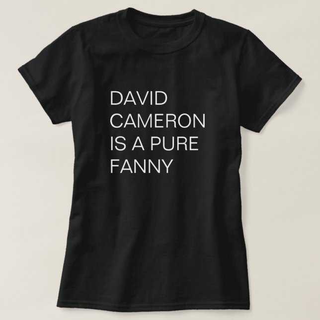David Cameron T-Shirt (Design Front)