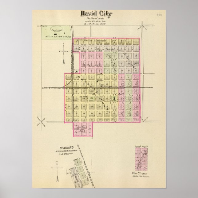 David City, Nebraska Poster (Front)