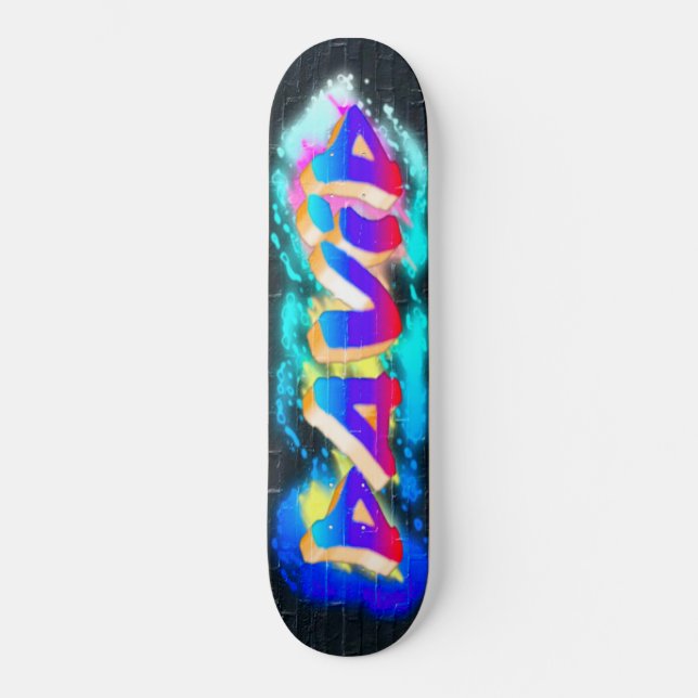 DAVID Customised Graffiti Skateboard (Front)