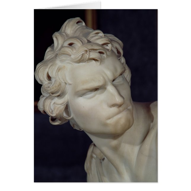 David, detail of the head, 1623-23 (Front)