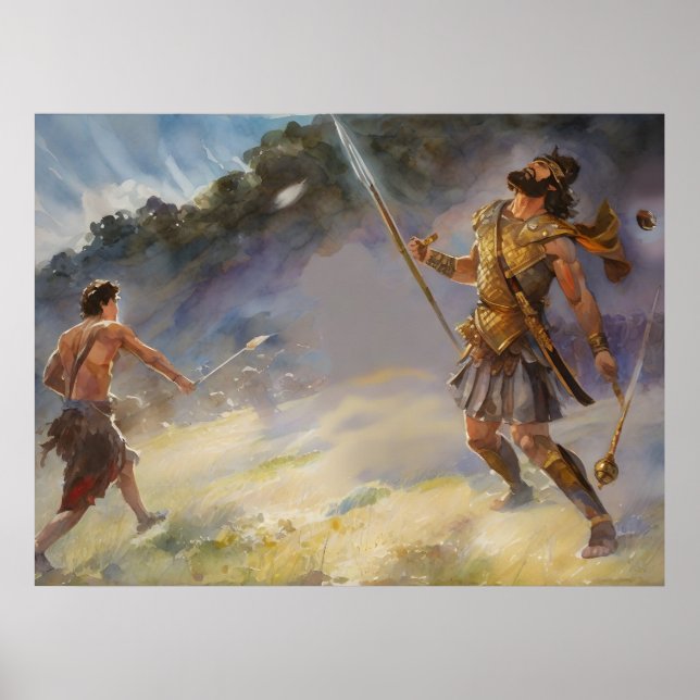 David Fights Against Goliath Poster (Front)