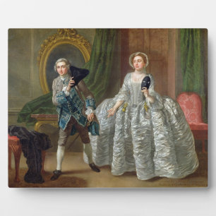David Garrick and Mrs Pritchard in 'The Suspicious Plaque