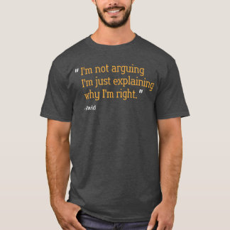 David Gift Quote Funny Birthday Personalized Name T-Shirt