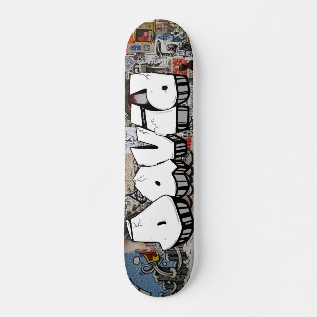 David Graffiti Custom Personalised Skateboard (Front)