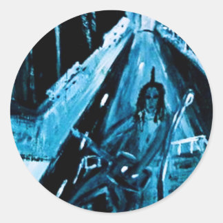 DAVID HINDS CLASSIC ROUND STICKER