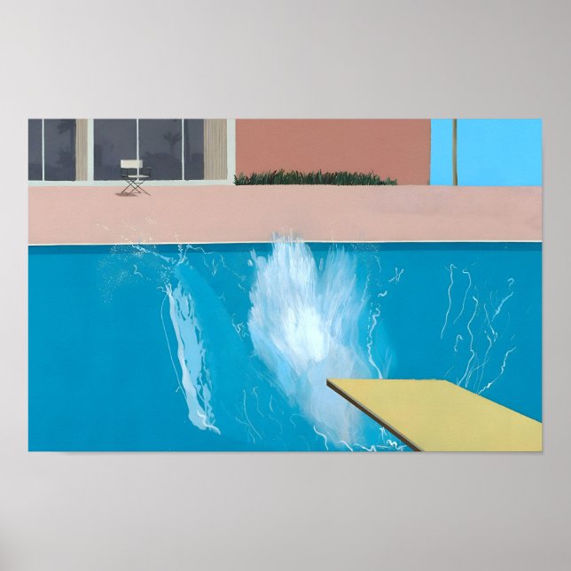 David hockney art style poster (Front)