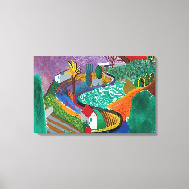 David Hockney - David Hockney Canvas Print (Front)