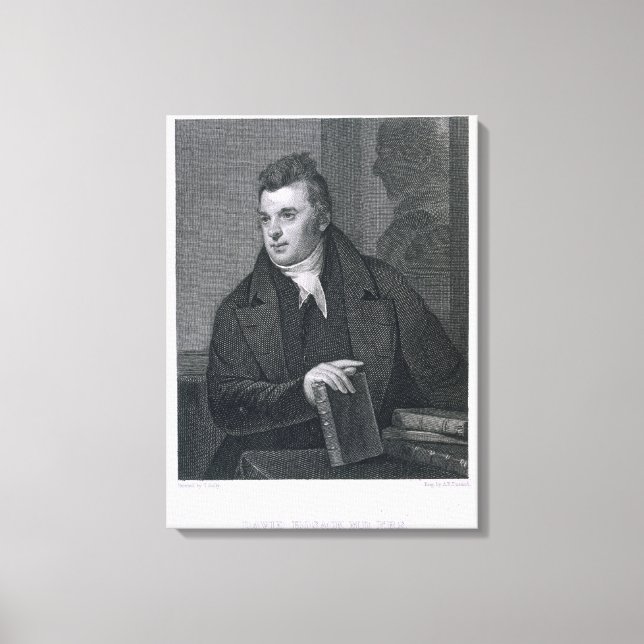 David Hosack, engraved by Asher Brown Durand (1796 Canvas Print (Front)