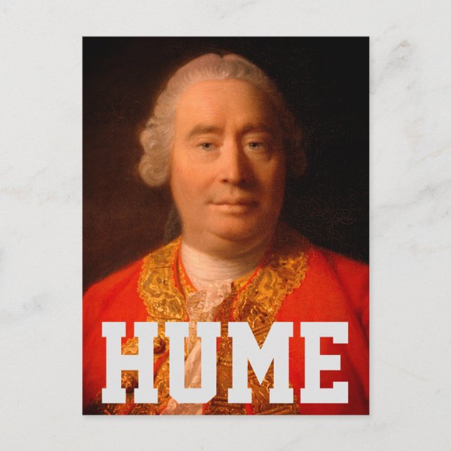 David Hume (1766 Allan Ramsay portrait) Postcard (Front)