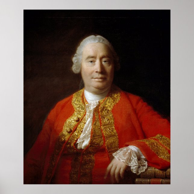 David Hume by Allan Ramsay (1766) Poster (Front)