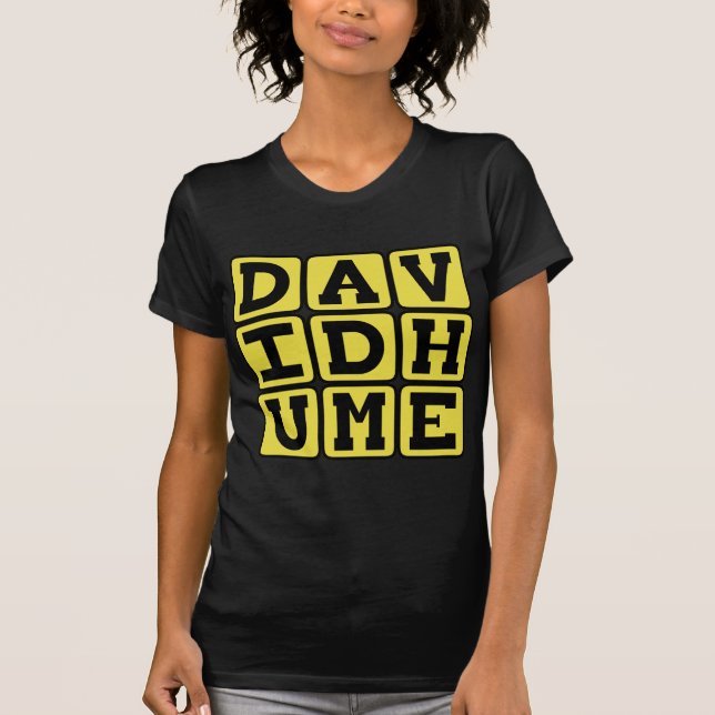 David Hume, Scottish Philosopher T-Shirt (Front)