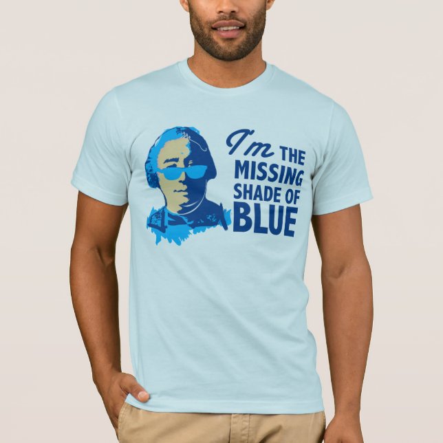 David Hume Shade of Blue T-Shirt (Front)