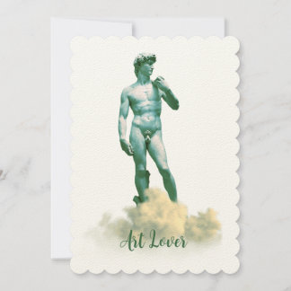 David in the Clouds Invitation