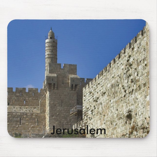 david, Jerusalem Mouse Pad (Front)