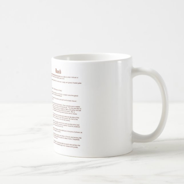 David (meaning) coffee mug (Right)