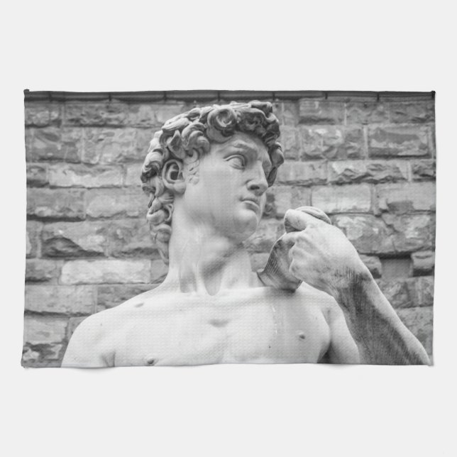 David (Michelangelo) Tea Towel (Horizontal)