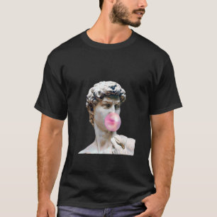 David Michelangelo With Bubblegum Statue Man Woman T-Shirt