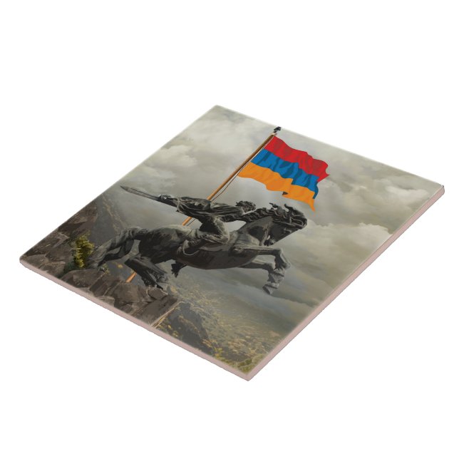 David of Sassoun Tile (Side)