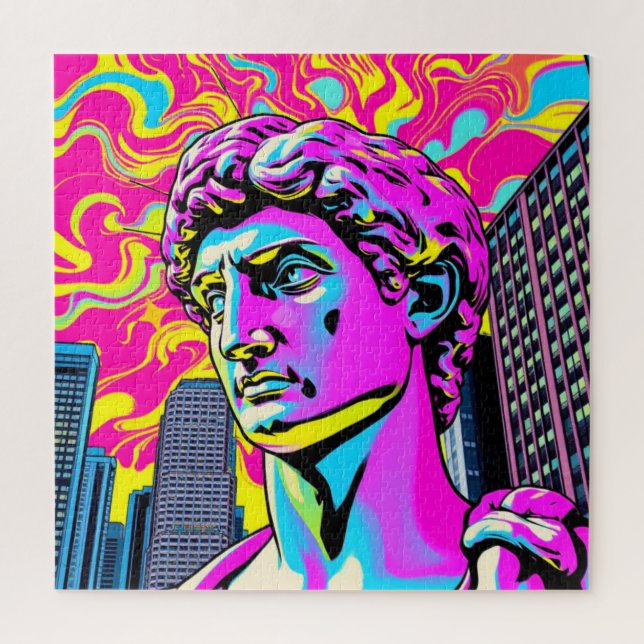 DAVID POP ART-4 JIGSAW PUZZLE (Vertical)