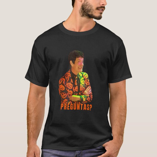 David Pumpkins Preguntas Any Questions   Mens Clot T-Shirt (Front)