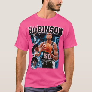 David Robinson Basketball Signature Vintage Retro  T-Shirt